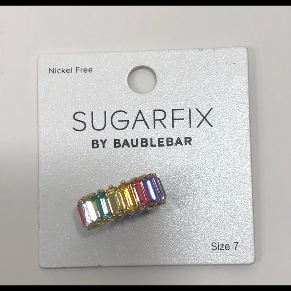 SUGARFIX Gold toned Ring Size 7 - Picture 3 of 8